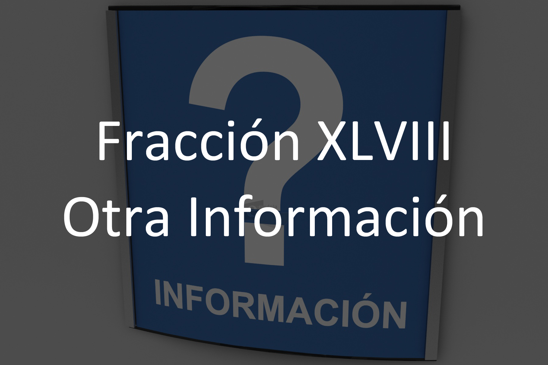 Fracción XLVIII Otra Información de Interés
