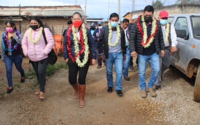 Se inaugura pavimentación en la comunidad de Mazazontecomac