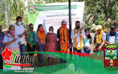 Se beneficia a ciudadanos de la calle Benito Juárez.