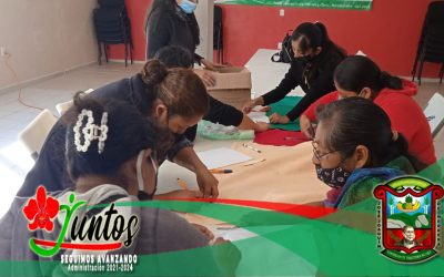 Inicia el taller de fieltro y bordado en Hueycantenango