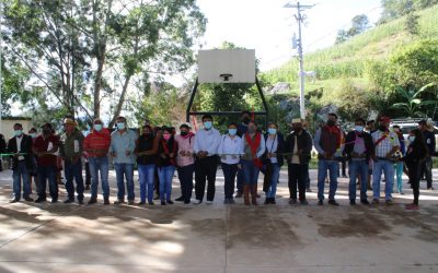 Se entrega Techado de Usos Múltiples en secundaria de Tlachimaltepec