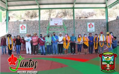 Inauguran rehabilitación de cancha en La Laguna