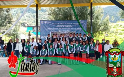 Generación 2019-2022, del Colegio de Bachilleres Hueycantenango