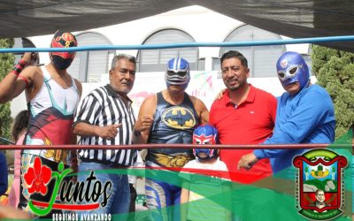 Festejan a niñez de José Joaquín de Herrera con función de lucha libre