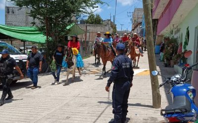 Supervisa Tránsito Municipal festividades en el municipio