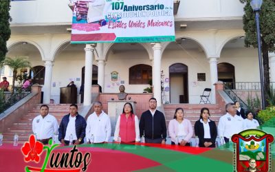 Conmemoración del 167 Aniversario de la Constitución Mexicana